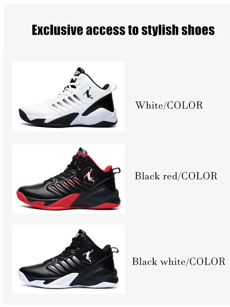 Men's Basketball Shoes Breathable Cushioning Non-Slip Wearable Sports Shoes Gym Training Athletic Basketball Sneakers for Women