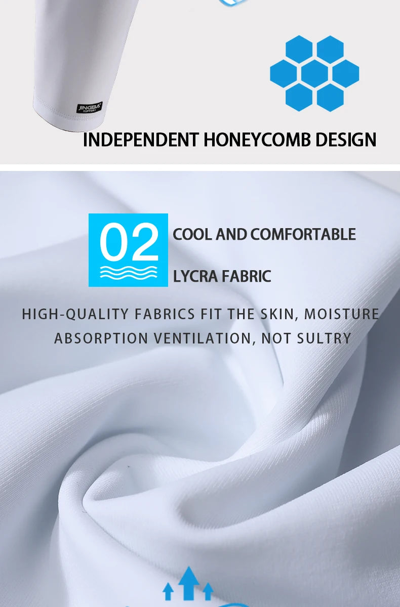 1 Piece Lightweight Cooling Honeycomb Knee Support Pads for Basketball Cycling