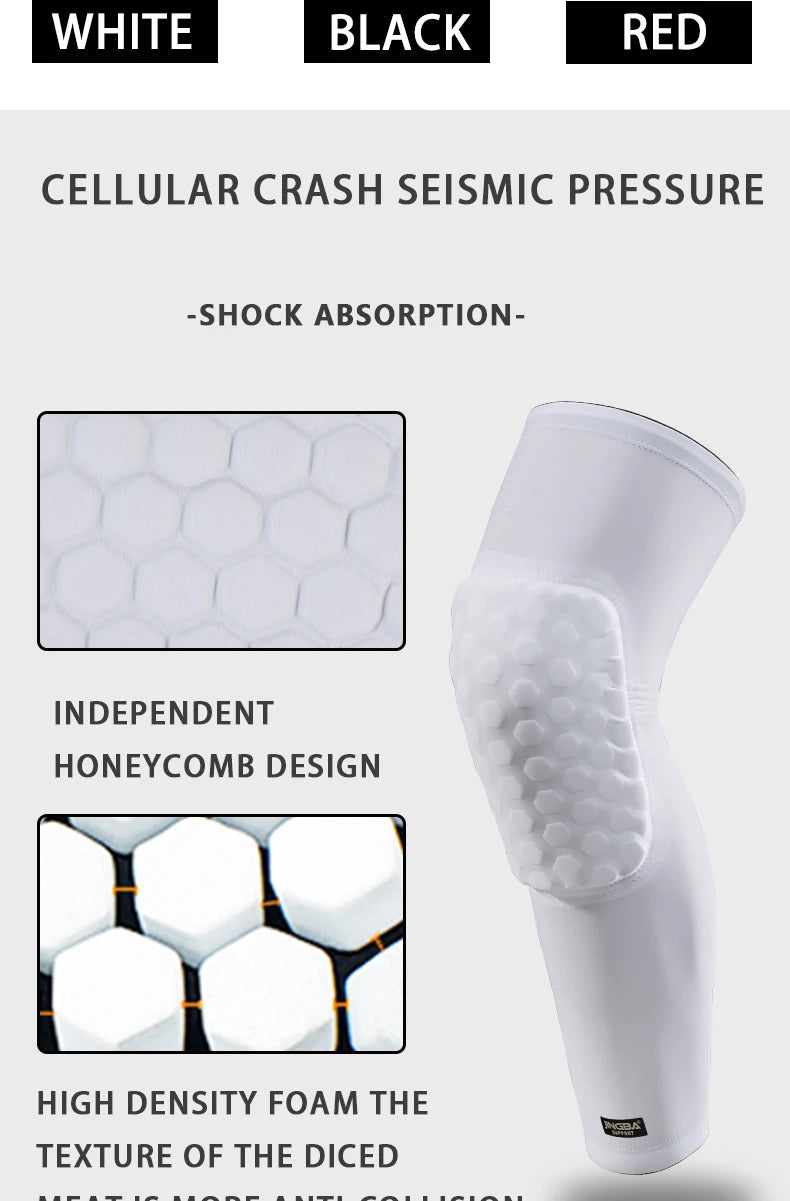 1 Piece Lightweight Cooling Honeycomb Knee Support Pads for Basketball Cycling