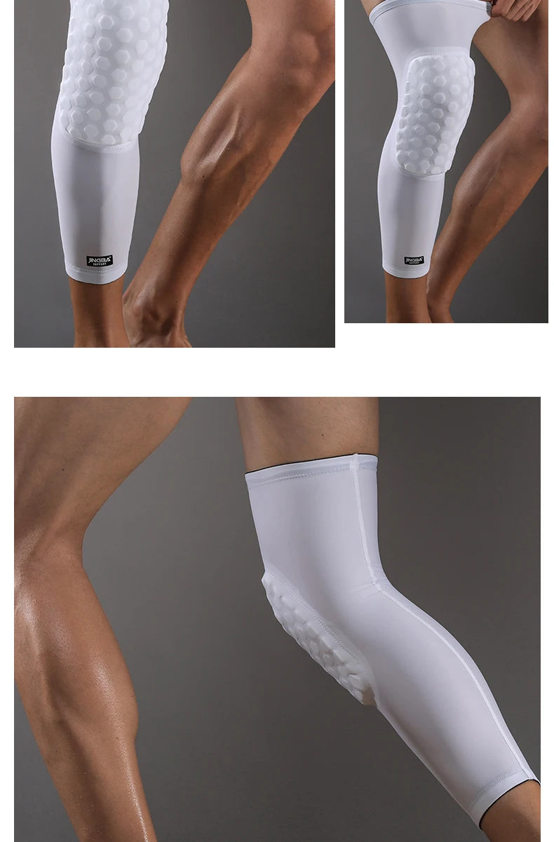 1 Piece Lightweight Cooling Honeycomb Knee Support Pads for Basketball Cycling