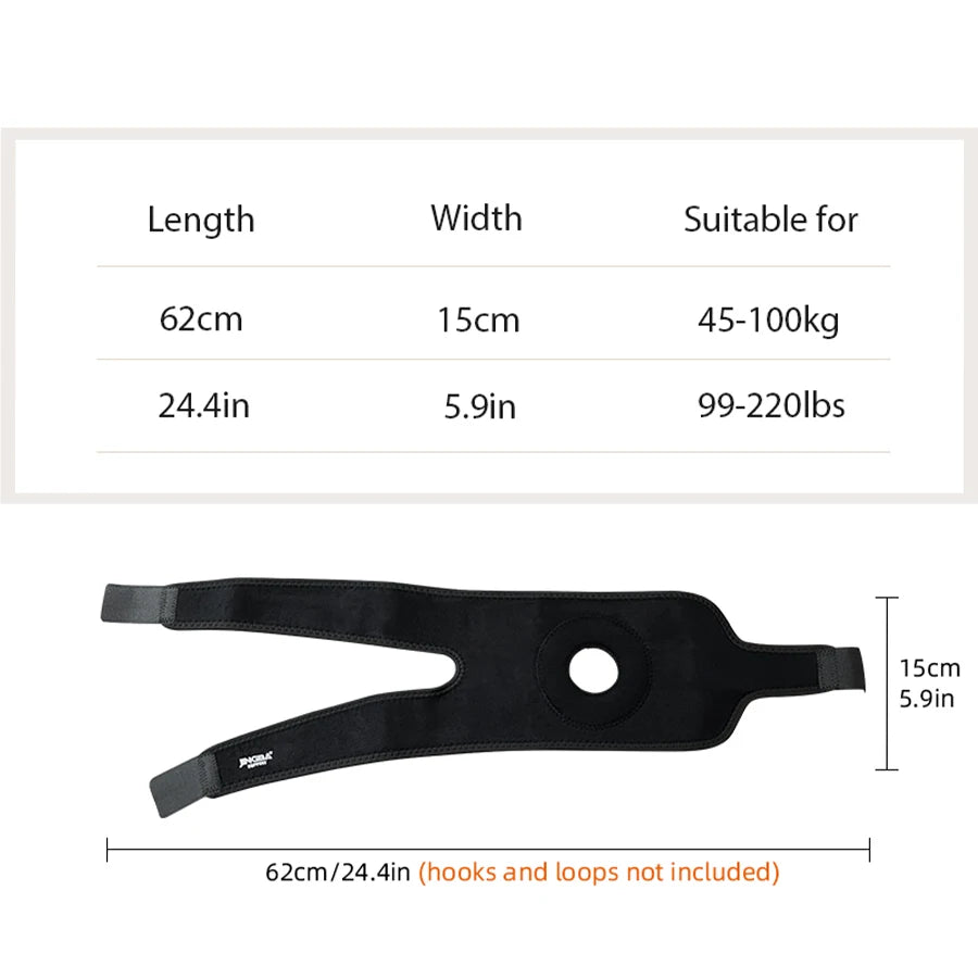 Suporte de Joelho JINGBA SUPPORT 8006 – Compressão, Conforto e Estabilidade em Tamanho Único