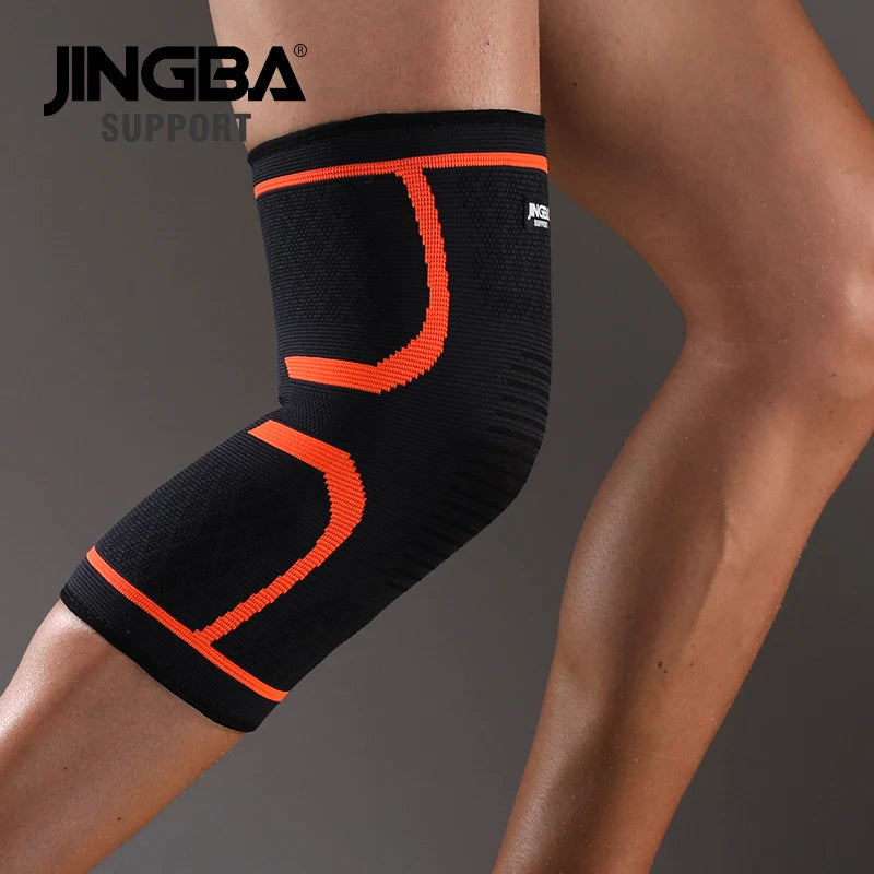 Joelheira de Compressão Elástica e Respirável – Suporte e Conforto para Seus Treinos