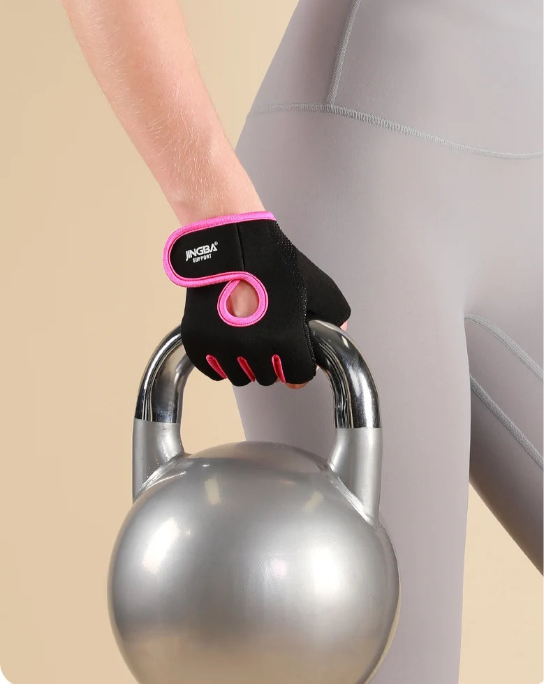 Par de Luvas Esportivas Ajustáveis – Proteção e Aderência para Seu Treino