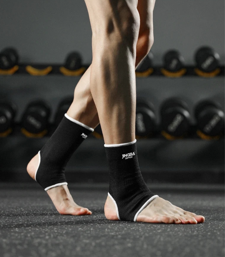 Tornozeleira Elástica Ajustável – Suporte e Conforto para Seus Treinos