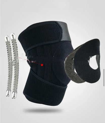 Joelheira de Compressão com Estabilizadores Laterais – Suporte, Conforto e Proteção para Seus Joelhos