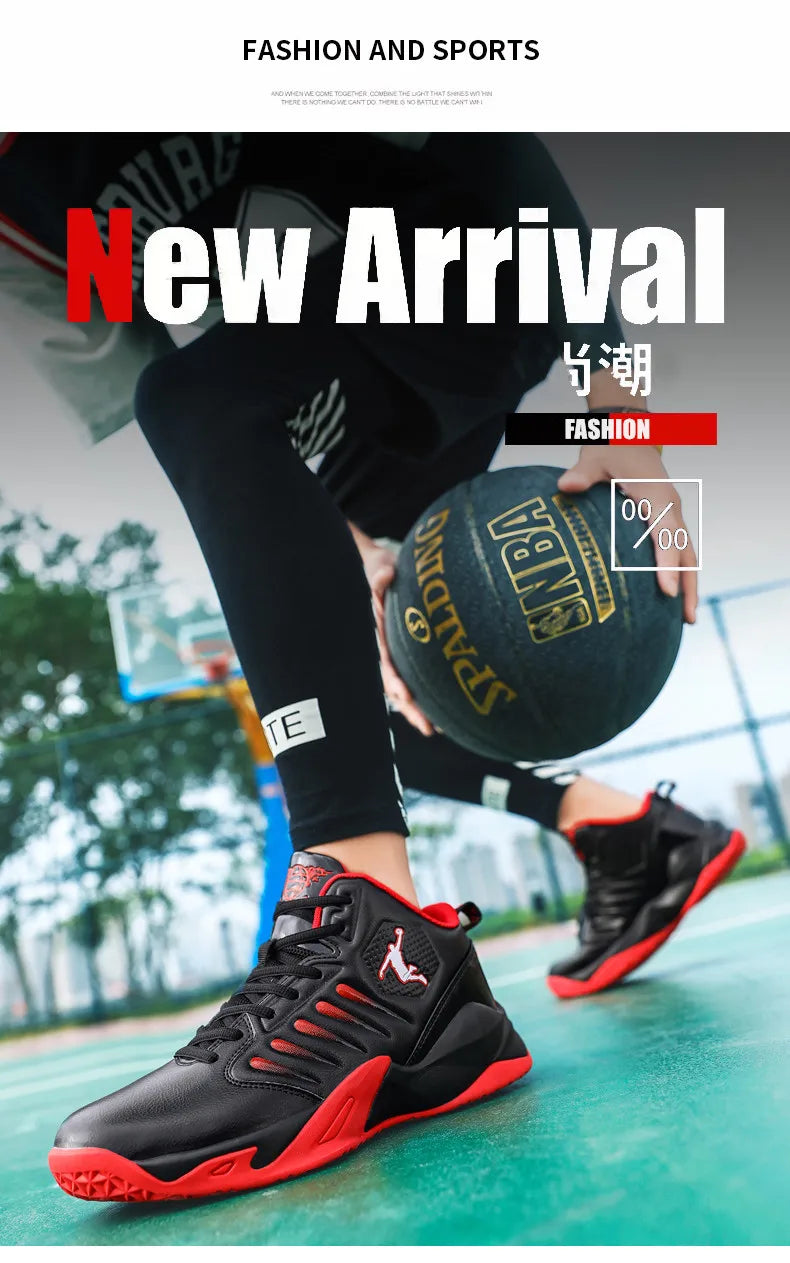 Men's Basketball Shoes Breathable Cushioning Non-Slip Wearable Sports Shoes Gym Training Athletic Basketball Sneakers for Women
