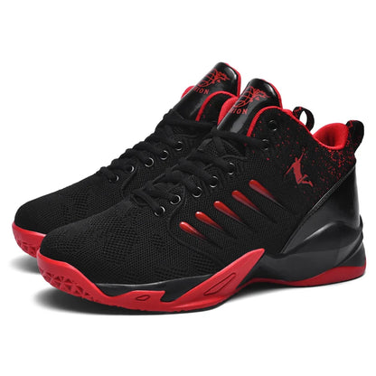 Men's Basketball Shoes Breathable Cushioning Non-Slip Wearable Sports Shoes Gym Training Athletic Basketball Sneakers for Women