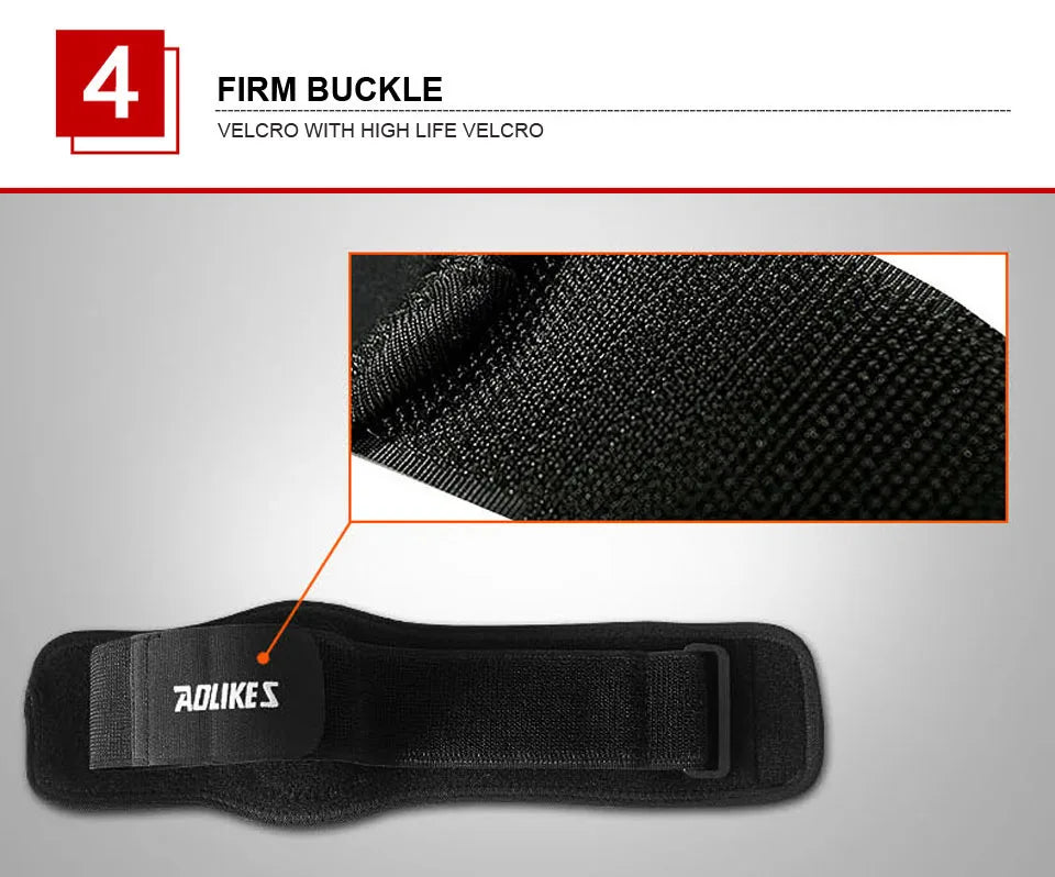 AOLIKES 1PCS Adjustbale Tennis Elbow Support Guard Pads Golfer's Strap Elbow Lateral Pain Syndrome Epicondylitis Brace