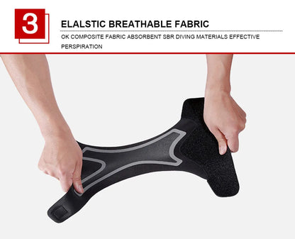 AOLIKES Ankle Support Brace,Elasticity Free Adjustment Protection Foot Bandage,Sprain Prevention Sport Fitness Guard Band