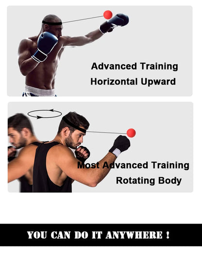 Boxing Reflex Ball Boxing Balls with Headband Punching Speed Fight Skill and Hand Eye Coordination Training