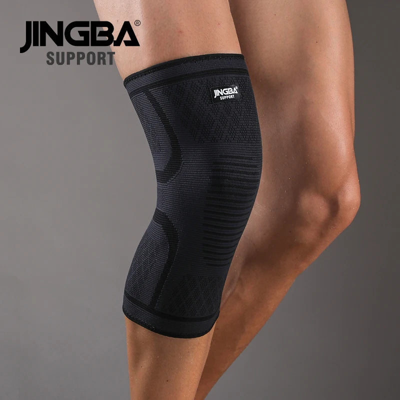 Joelheira de Compressão Elástica e Respirável – Suporte e Conforto para Seus Treinos