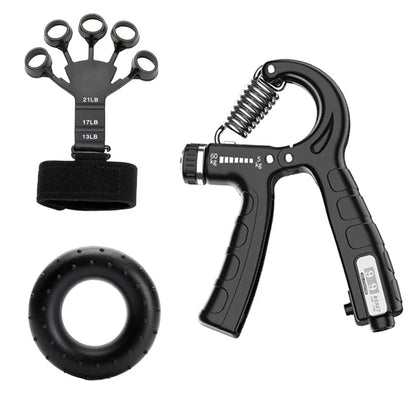 Adjustable 5-60Kg Heavy Hand Gripper Fitness Hand Exerciser Grip Wrist Training Finger Gripper Hand Strengthener For Patient