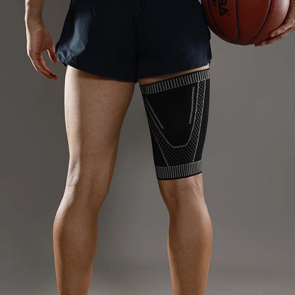 1 Piece Elastic Non-slip Breathable Thigh Support Sleeve