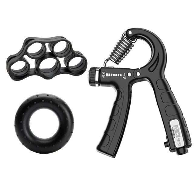 Adjustable 5-60Kg Heavy Hand Gripper Fitness Hand Exerciser Grip Wrist Training Finger Gripper Hand Strengthener For Patient