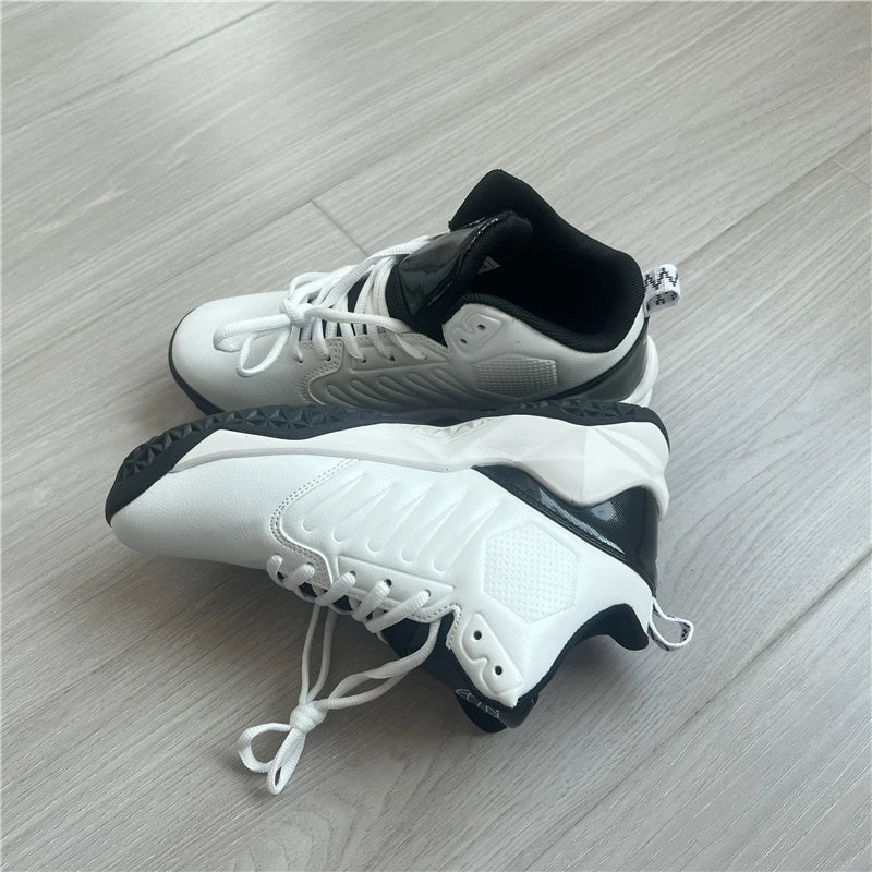 Men's Basketball Shoes Breathable Cushioning Non-Slip Wearable Sports Shoes Gym Training Athletic Basketball Sneakers for Women