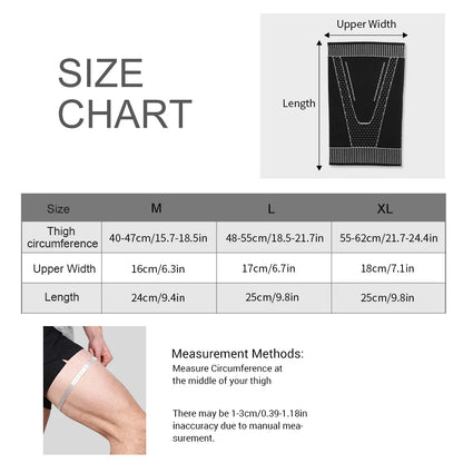 1 Piece Elastic Non-slip Breathable Thigh Support Sleeve