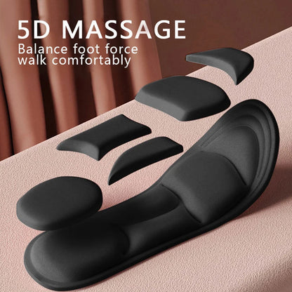 5D Massage Memory Foam Insoles For Shoes Sole Breathable Cushion Sport Running Insoles For Feet Orthopedic Insoles