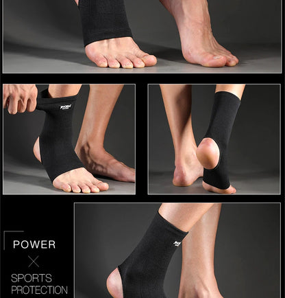 1 Piece Elastic Compression Breathable Ankle Sleeve for Running Basketball