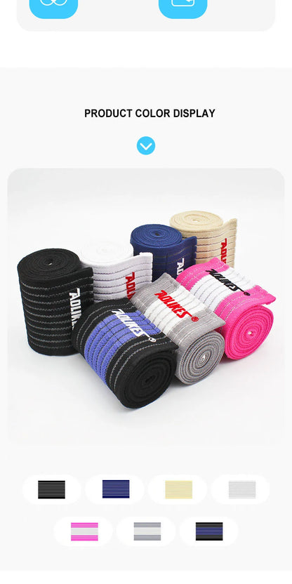 AOLIKES 1PCS 40-180cm Compression Bandage Protector Knee Support Brace Sports Elastic Elbow Straps Leg Bands Elast Bandag