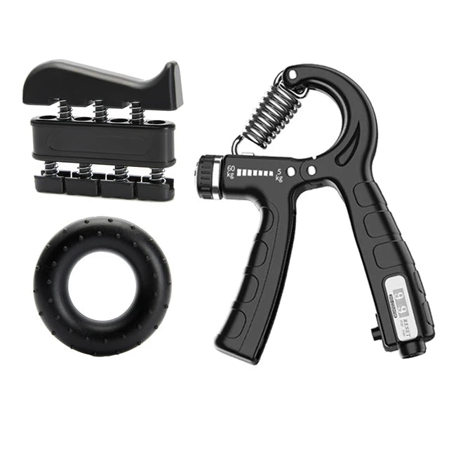 Adjustable 5-60Kg Heavy Hand Gripper Fitness Hand Exerciser Grip Wrist Training Finger Gripper Hand Strengthener For Patient