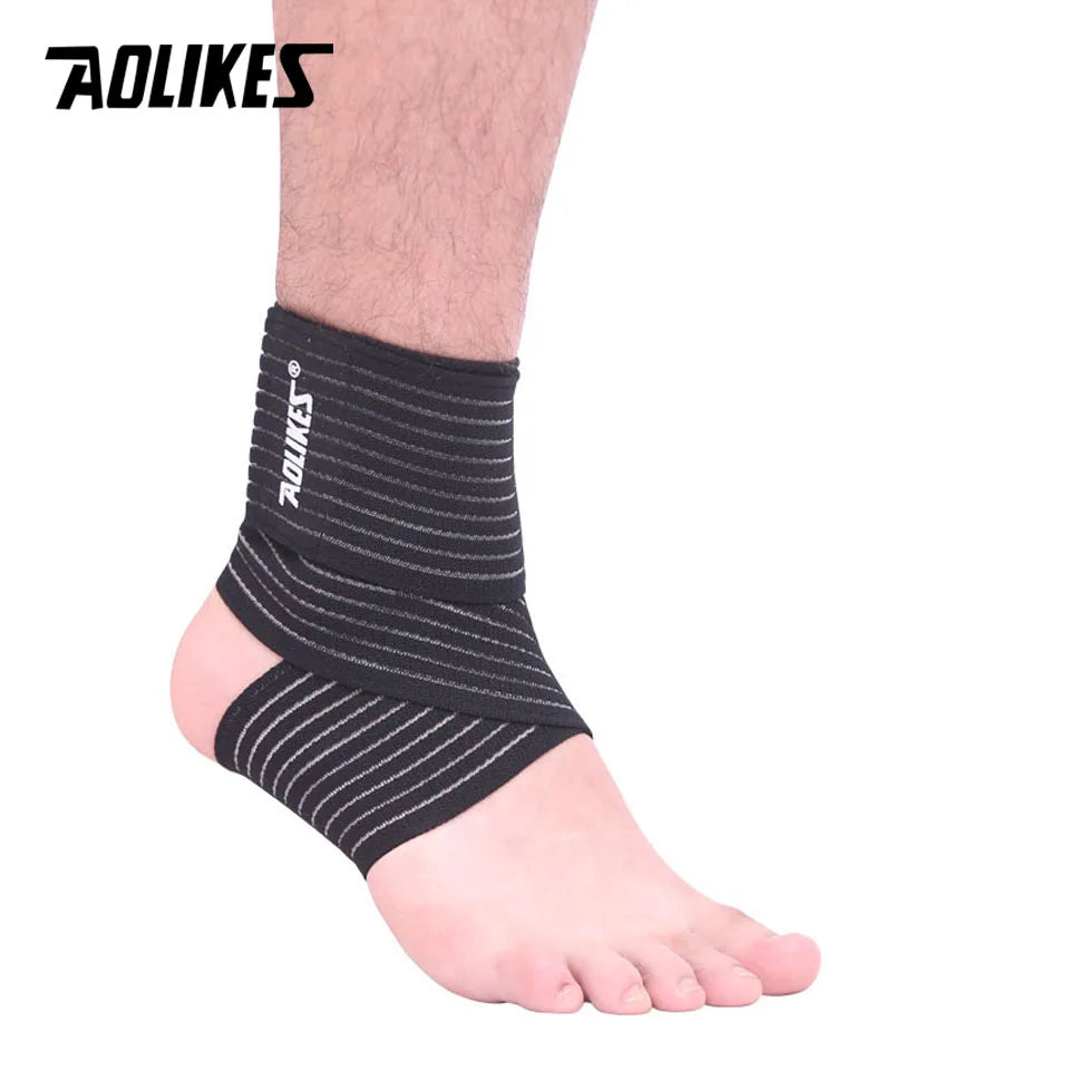 AOLIKES 1PCS 40-180cm Compression Bandage Protector Knee Support Brace Sports Elastic Elbow Straps Leg Bands Elast Bandag