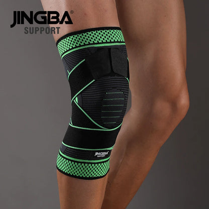 1 Pc Elastic Breathable Knee Support Sleeve with Adjustable Straps
