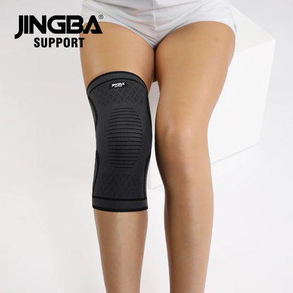Joelheira de Compressão Elástica e Respirável – Suporte e Conforto para Seus Treinos
