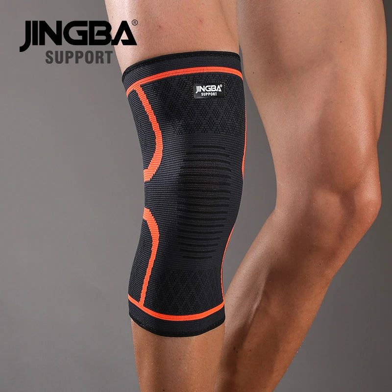Joelheira de Compressão Elástica e Respirável – Suporte e Conforto para Seus Treinos