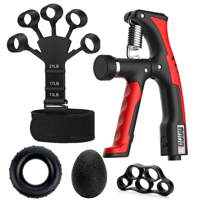 Adjustable 5-60Kg Heavy Hand Gripper Fitness Hand Exerciser Grip Wrist Training Finger Gripper Hand Strengthener For Patient