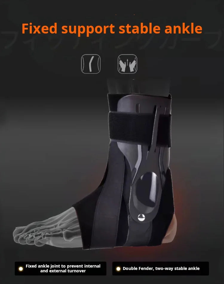 Ankle Brace-Stirrup Ankle Splint- Adjustable Rigid Stabilizer for Sprains Tendonitis Post-Op Cast Support and Injury Protection