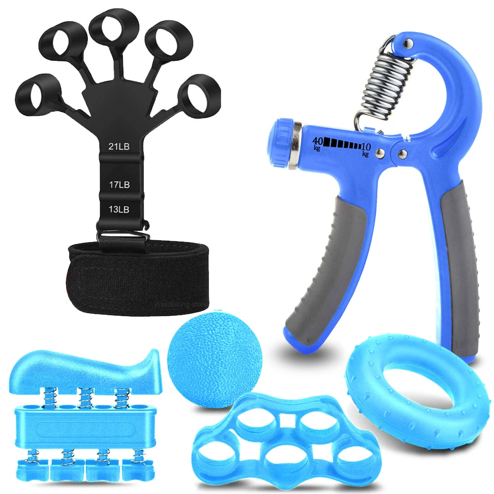 Adjustable 5-60Kg Heavy Hand Gripper Fitness Hand Exerciser Grip Wrist Training Finger Gripper Hand Strengthener For Patient