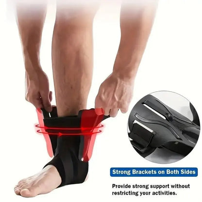 Ankle Brace-Stirrup Ankle Splint- Adjustable Rigid Stabilizer for Sprains Tendonitis Post-Op Cast Support and Injury Protection