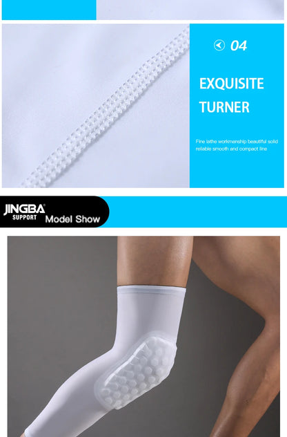 1 Piece Lightweight Cooling Honeycomb Knee Support Pads for Basketball Cycling