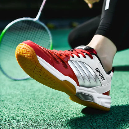Badminton Shoes Court Tennis Sneakers for Training Volleyball Indoor Outdoor Professional Men Women Breathable Sport Big Size