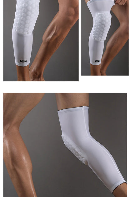1 Piece Lightweight Cooling Honeycomb Knee Support Pads for Basketball Cycling