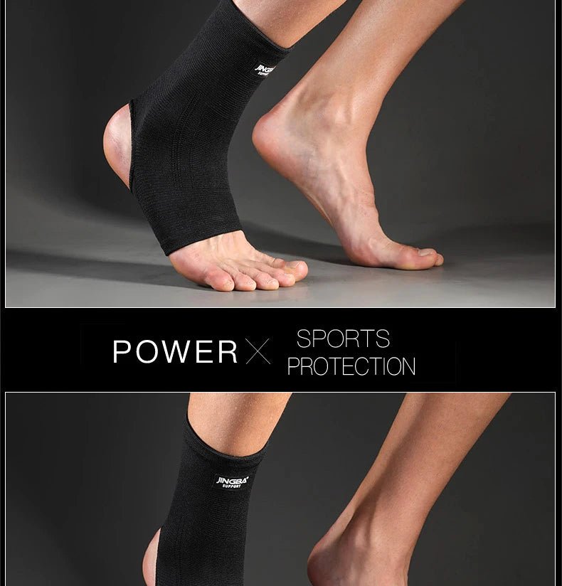 1 Piece Elastic Compression Breathable Ankle Sleeve for Running Basketball