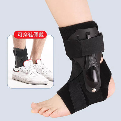 Ankle Brace-Stirrup Ankle Splint- Adjustable Rigid Stabilizer for Sprains Tendonitis Post-Op Cast Support and Injury Protection