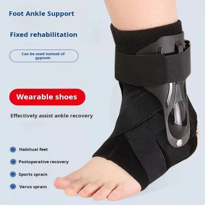 Ankle Brace-Stirrup Ankle Splint- Adjustable Rigid Stabilizer for Sprains Tendonitis Post-Op Cast Support and Injury Protection