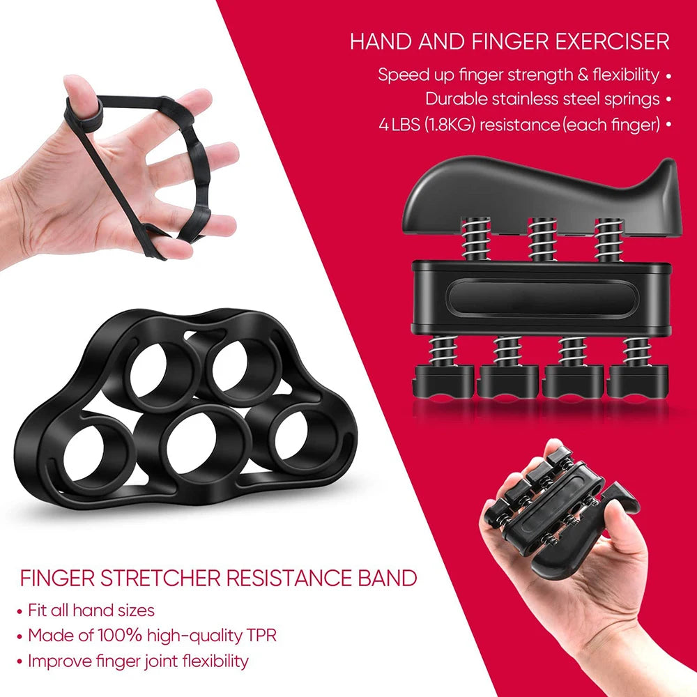 Adjustable 5-60Kg Heavy Hand Gripper Fitness Hand Exerciser Grip Wrist Training Finger Gripper Hand Strengthener For Patient