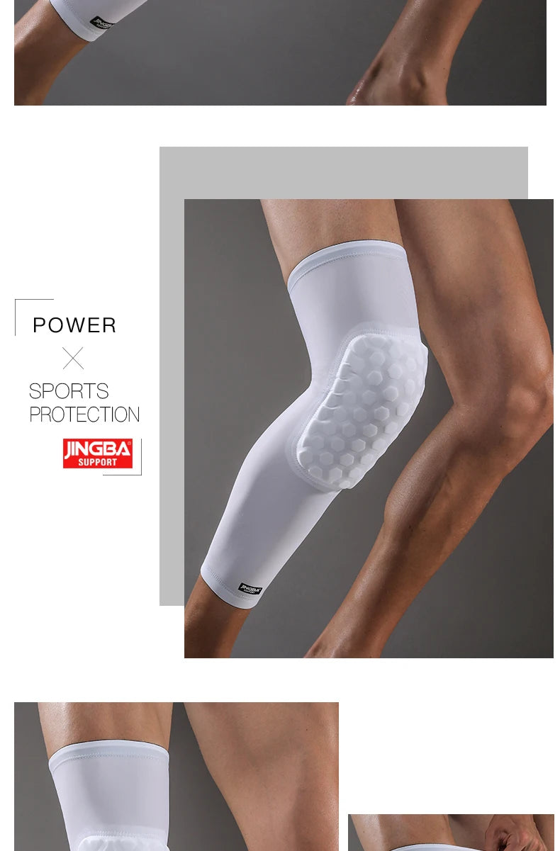 1 Piece Lightweight Cooling Honeycomb Knee Support Pads for Basketball Cycling