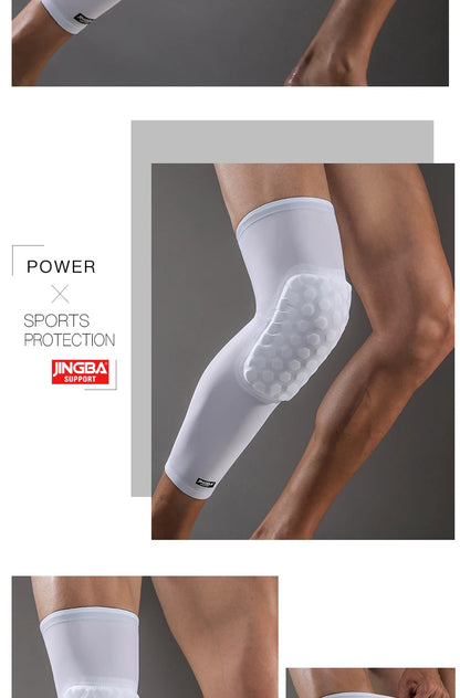 1 Piece Lightweight Cooling Honeycomb Knee Support Pads for Basketball Cycling