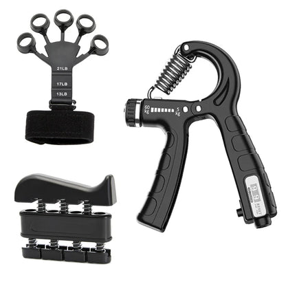 Adjustable 5-60Kg Heavy Hand Gripper Fitness Hand Exerciser Grip Wrist Training Finger Gripper Hand Strengthener For Patient