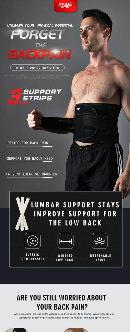 Men Women Waist Trainer Belt Waist Trimmer Weight Loss Workout Fitness Back Support