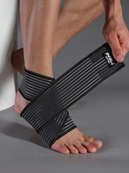 Tornozeleira Elástica Ajustável – Proteção e Conforto para Seus Treinos