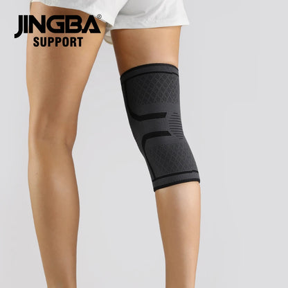 Joelheira de Compressão Elástica e Respirável – Suporte e Conforto para Seus Treinos