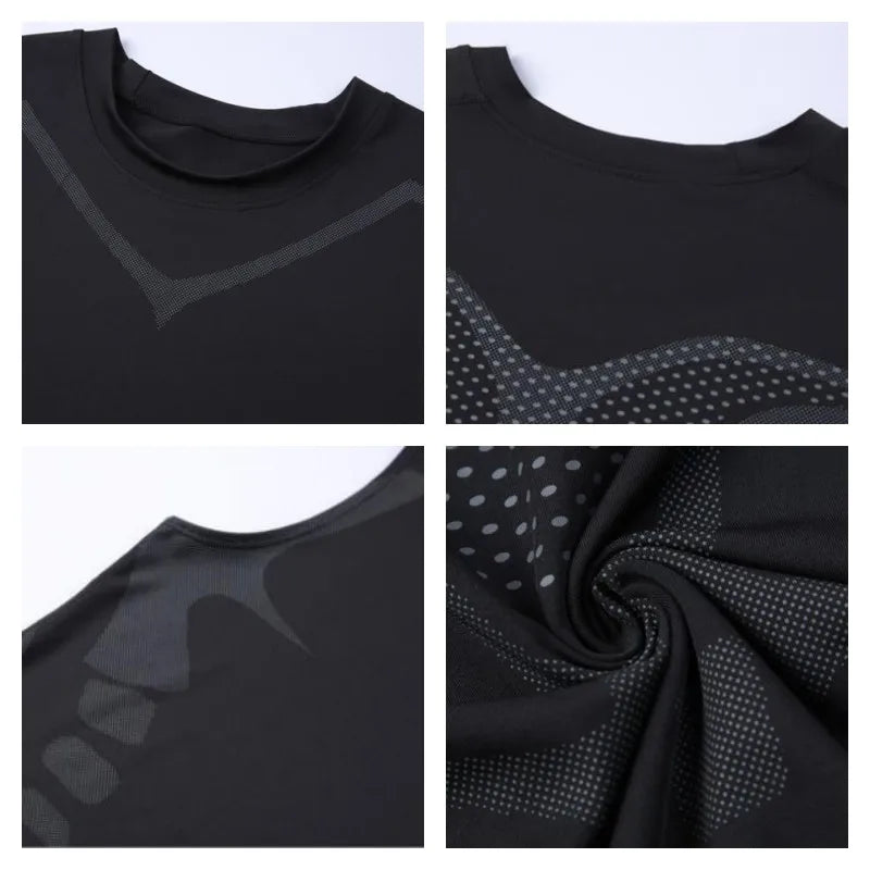 Sports Vest Men's Running Short-sleeved Quick-drying Sleeveless Ice Silk T-shirt Basketball Training Fitness Clothes Summer Thin