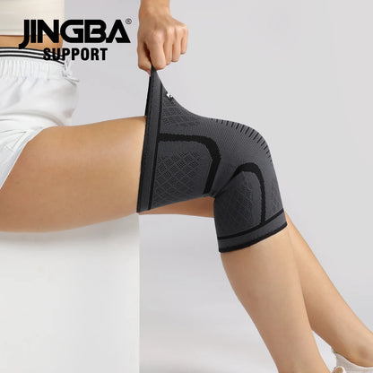 Joelheira de Compressão Elástica e Respirável – Suporte e Conforto para Seus Treinos