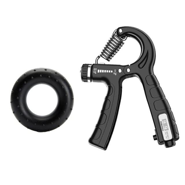 Adjustable 5-60Kg Heavy Hand Gripper Fitness Hand Exerciser Grip Wrist Training Finger Gripper Hand Strengthener For Patient