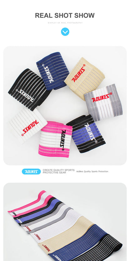 AOLIKES 1PCS 40-180cm Compression Bandage Protector Knee Support Brace Sports Elastic Elbow Straps Leg Bands Elast Bandag
