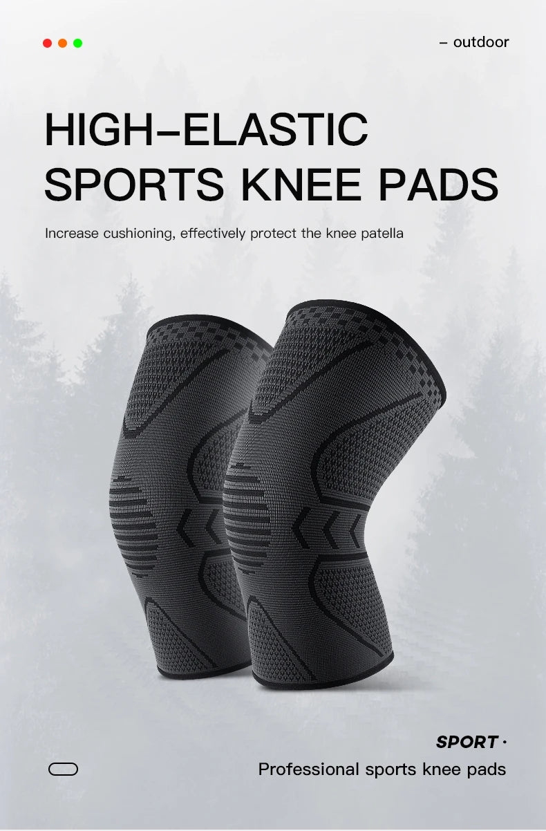 1piece Fitness Running Cycling Knee Braces Elastic Nylon Knee Brace For Sports Compression Knee Pad Sleeve Basketball Volleyball